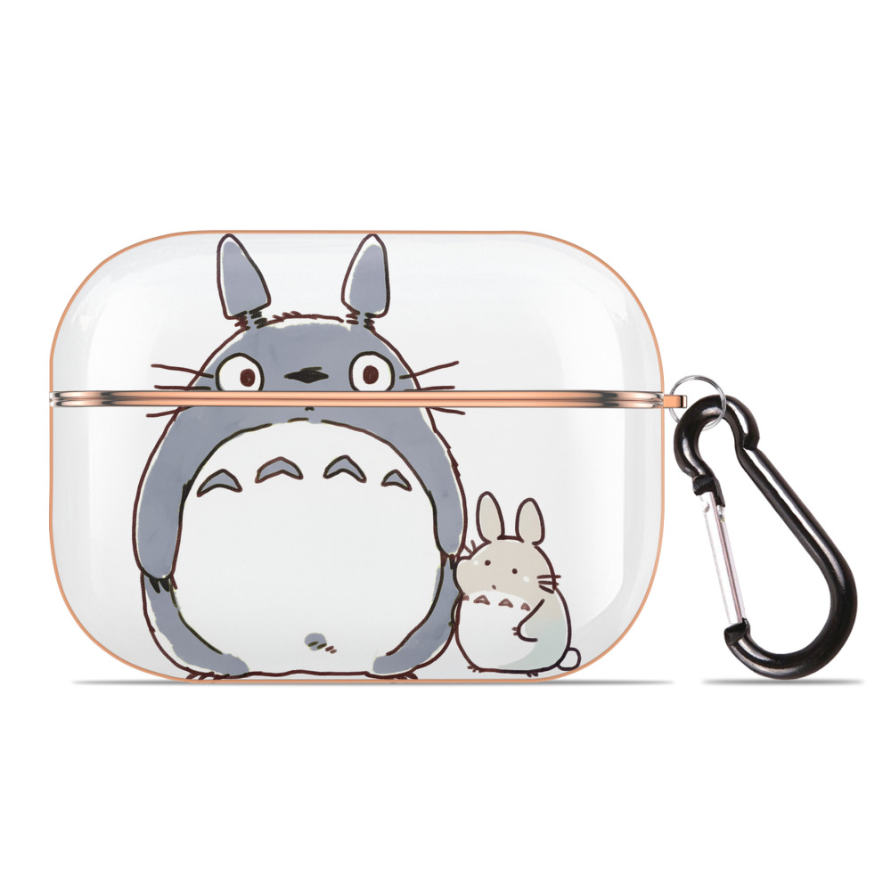 となりのトトロ 草壁メイ 草壁サツキ My Neighbor Totoro Satsuki Kusakabe Mei Kusakabe 【AirPods Pro用】ハードシェル保護ケース｜耐衝撃・防指紋・カラビナ付き商品仕様