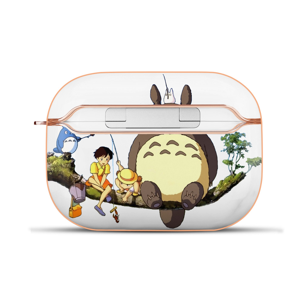 （画像用） となりのトトロ 草壁メイ 草壁サツキ My Neighbor Totoro Satsuki Kusakabe Mei Kusakabe 【AirPods Pro用】ハードシェル保護ケース｜耐衝撃・防指紋・カラビナ付き商品仕様