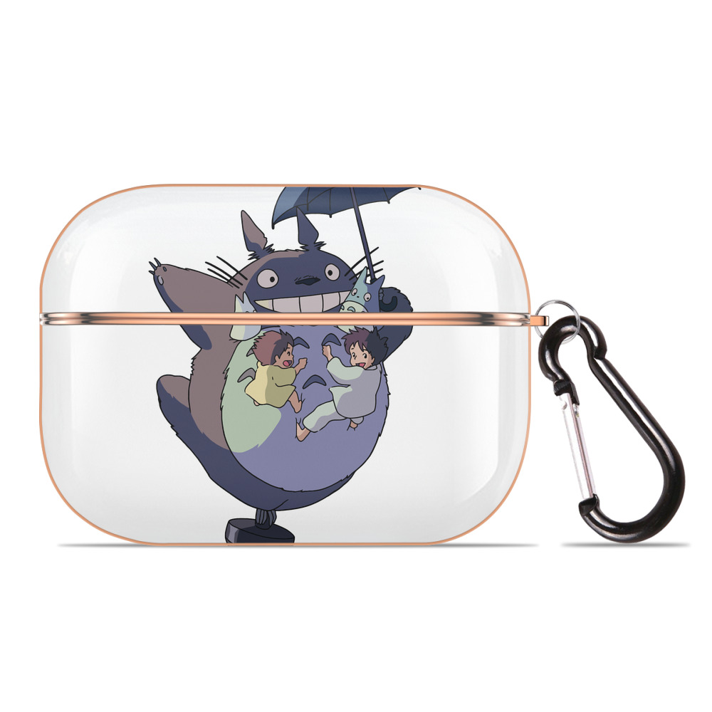 となりのトトロ 草壁メイ 草壁サツキ My Neighbor Totoro Satsuki Kusakabe Mei Kusakabe 【AirPods Pro用】ハードシェル保護ケース｜耐衝撃・防指紋・カラビナ付き商品仕様