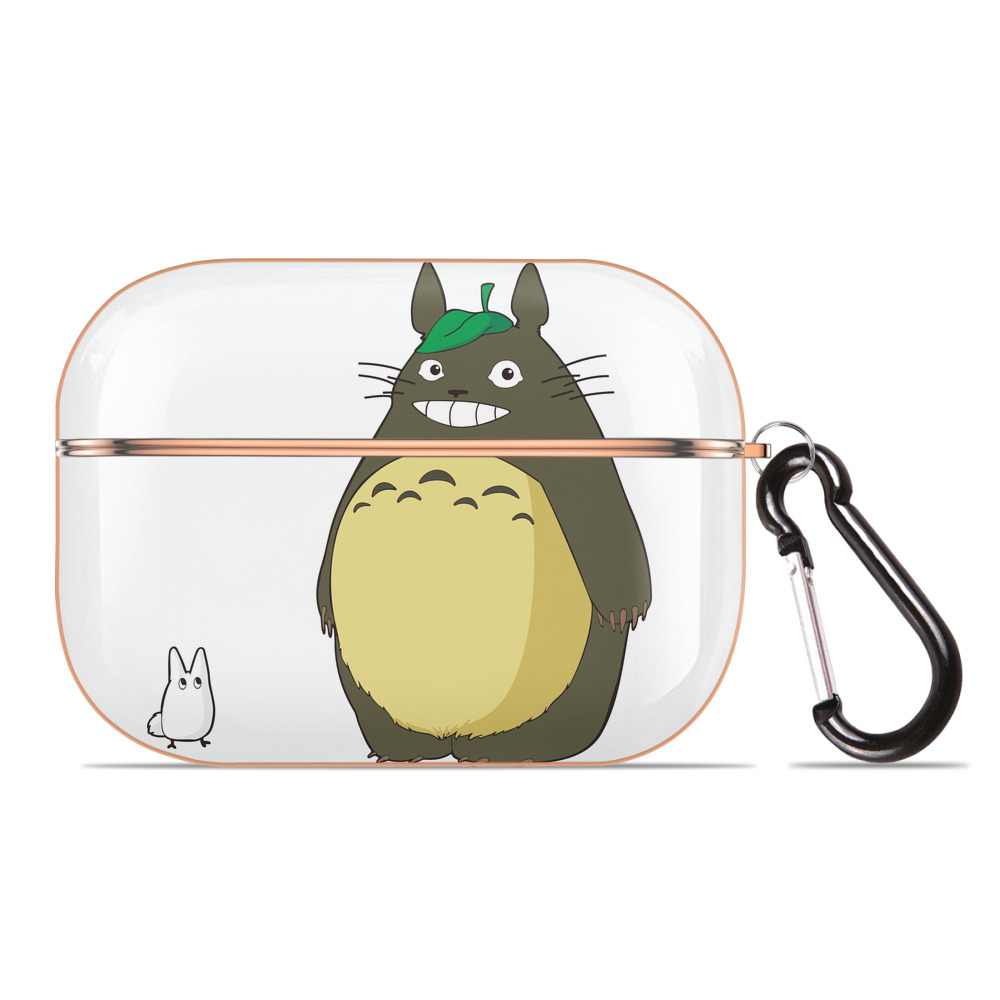 となりのトトロ 草壁メイ 草壁サツキ My Neighbor Totoro Satsuki Kusakabe Mei Kusakabe 【AirPods Pro用】ハードシェル保護ケース｜耐衝撃・防指紋・カラビナ付き商品仕様