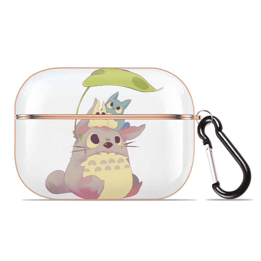 となりのトトロ 草壁メイ 草壁サツキ My Neighbor Totoro Satsuki Kusakabe Mei Kusakabe 【AirPods Pro用】ハードシェル保護ケース｜耐衝撃・防指紋・カラビナ付き商品仕様
