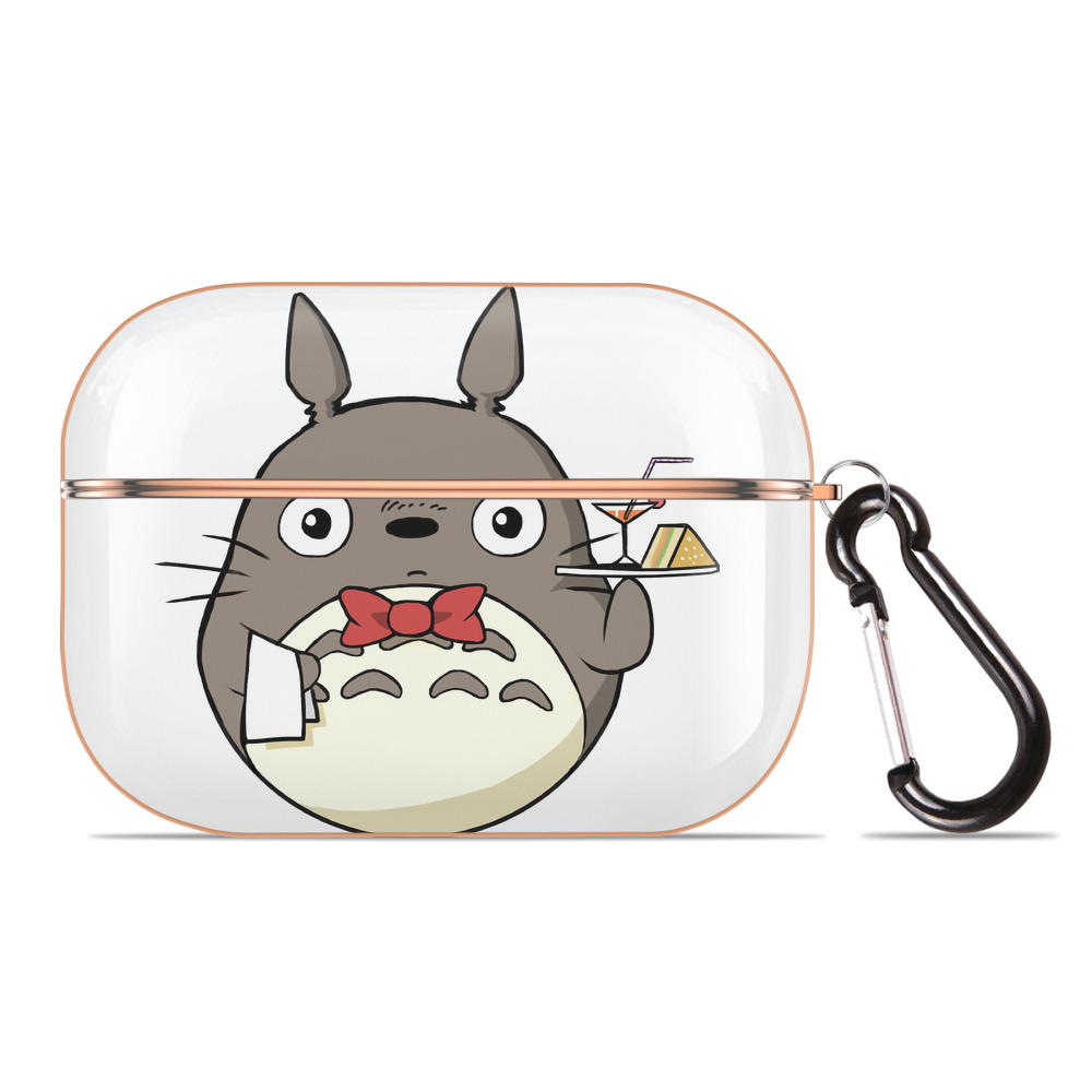 となりのトトロ 草壁メイ 草壁サツキ My Neighbor Totoro Satsuki Kusakabe Mei Kusakabe 【AirPods Pro用】ハードシェル保護ケース｜耐衝撃・防指紋・カラビナ付き商品仕様