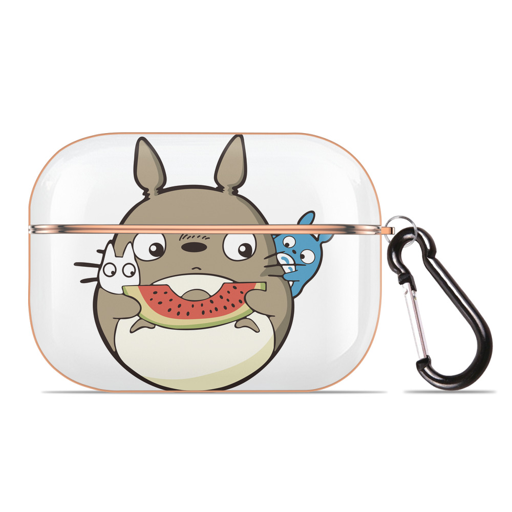 となりのトトロ 草壁メイ 草壁サツキ My Neighbor Totoro Satsuki Kusakabe Mei Kusakabe 【AirPods Pro用】ハードシェル保護ケース｜耐衝撃・防指紋・カラビナ付き商品仕様