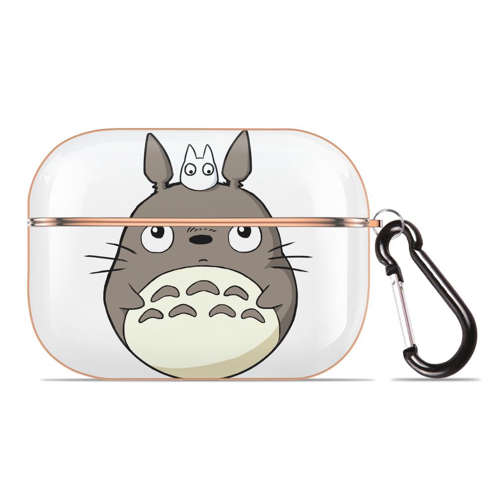 となりのトトロ 草壁メイ 草壁サツキ My Neighbor Totoro Satsuki Kusakabe Mei Kusakabe 【AirPods Pro用】ハードシェル保護ケース｜耐衝撃・防指紋・カラビナ付き商品仕様