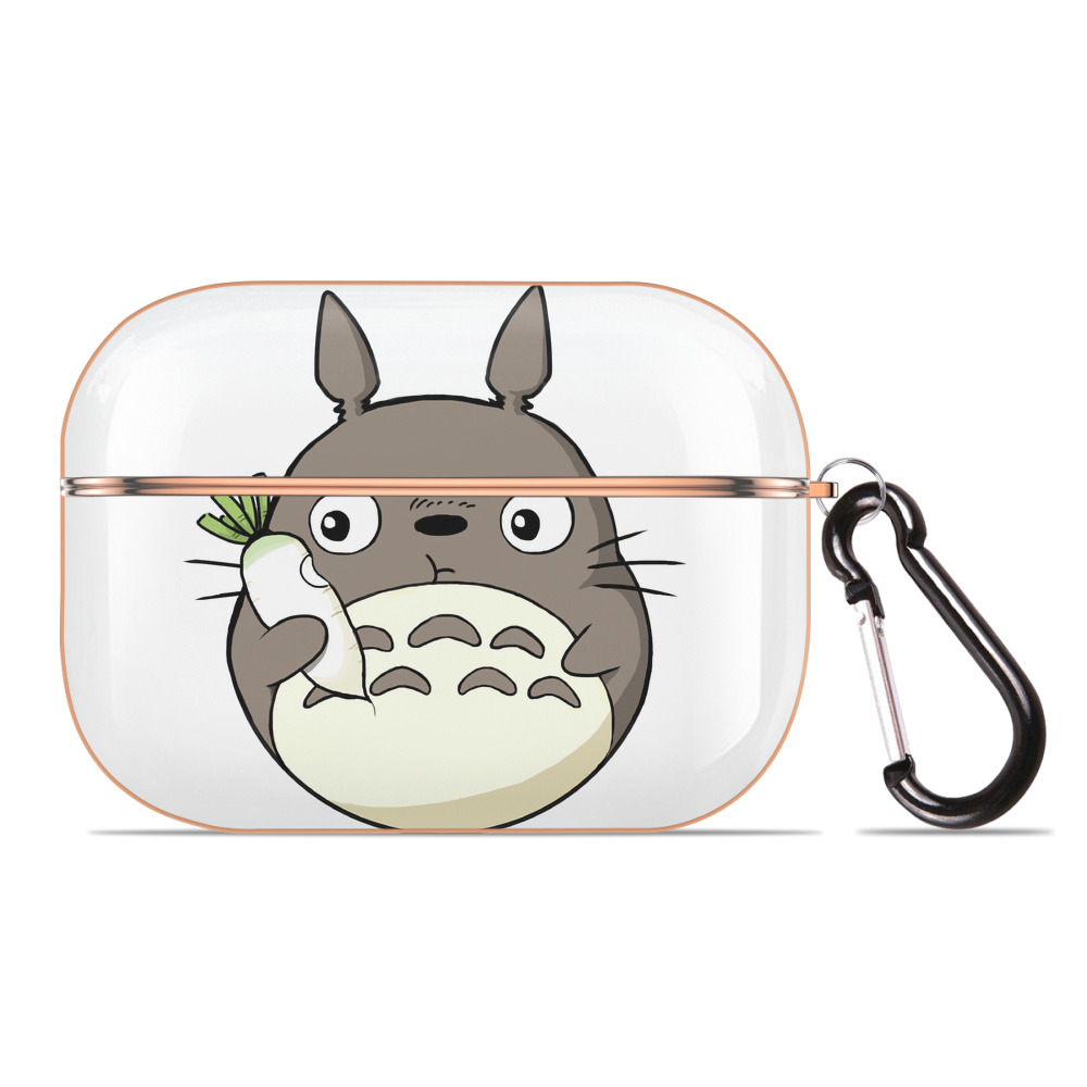 となりのトトロ 草壁メイ 草壁サツキ My Neighbor Totoro Satsuki Kusakabe Mei Kusakabe 【AirPods Pro用】ハードシェル保護ケース｜耐衝撃・防指紋・カラビナ付き商品仕様