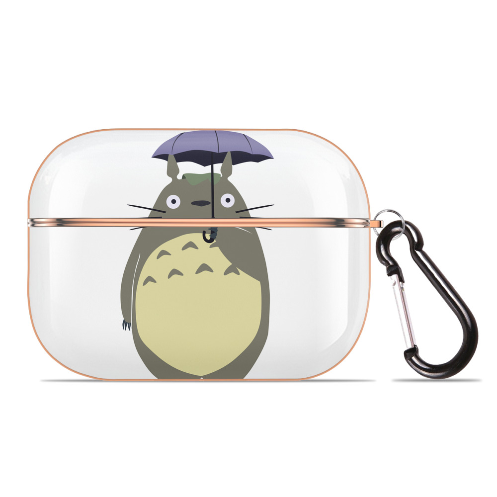（画像用） となりのトトロ 草壁メイ 草壁サツキ My Neighbor Totoro Satsuki Kusakabe Mei Kusakabe 【AirPods Pro用】ハードシェル保護ケース｜耐衝撃・防指紋・カラビナ付き商品仕様