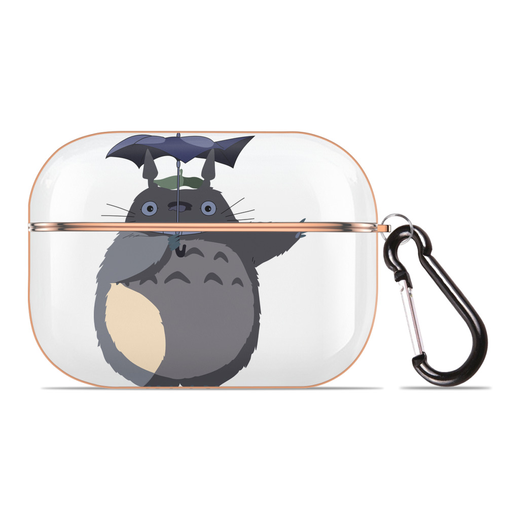 となりのトトロ 草壁メイ 草壁サツキ My Neighbor Totoro Satsuki Kusakabe Mei Kusakabe 【AirPods Pro用】ハードシェル保護ケース｜耐衝撃・防指紋・カラビナ付き商品仕様