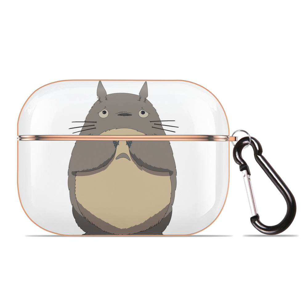 となりのトトロ 草壁メイ 草壁サツキ My Neighbor Totoro Satsuki Kusakabe Mei Kusakabe 【AirPods Pro用】ハードシェル保護ケース｜耐衝撃・防指紋・カラビナ付き商品仕様