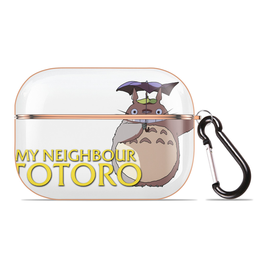 となりのトトロ 草壁メイ 草壁サツキ My Neighbor Totoro Satsuki Kusakabe Mei Kusakabe 【AirPods Pro用】ハードシェル保護ケース｜耐衝撃・防指紋・カラビナ付き商品仕様