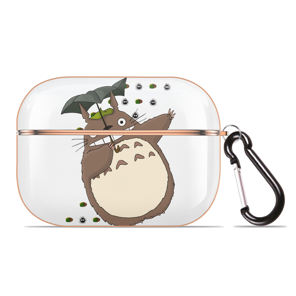 となりのトトロ 草壁メイ 草壁サツキ My Neighbor Totoro Satsuki Kusakabe Mei Kusakabe 【AirPods Pro用】ハードシェル保護ケース｜耐衝撃・防指紋・カラビナ付き商品仕様