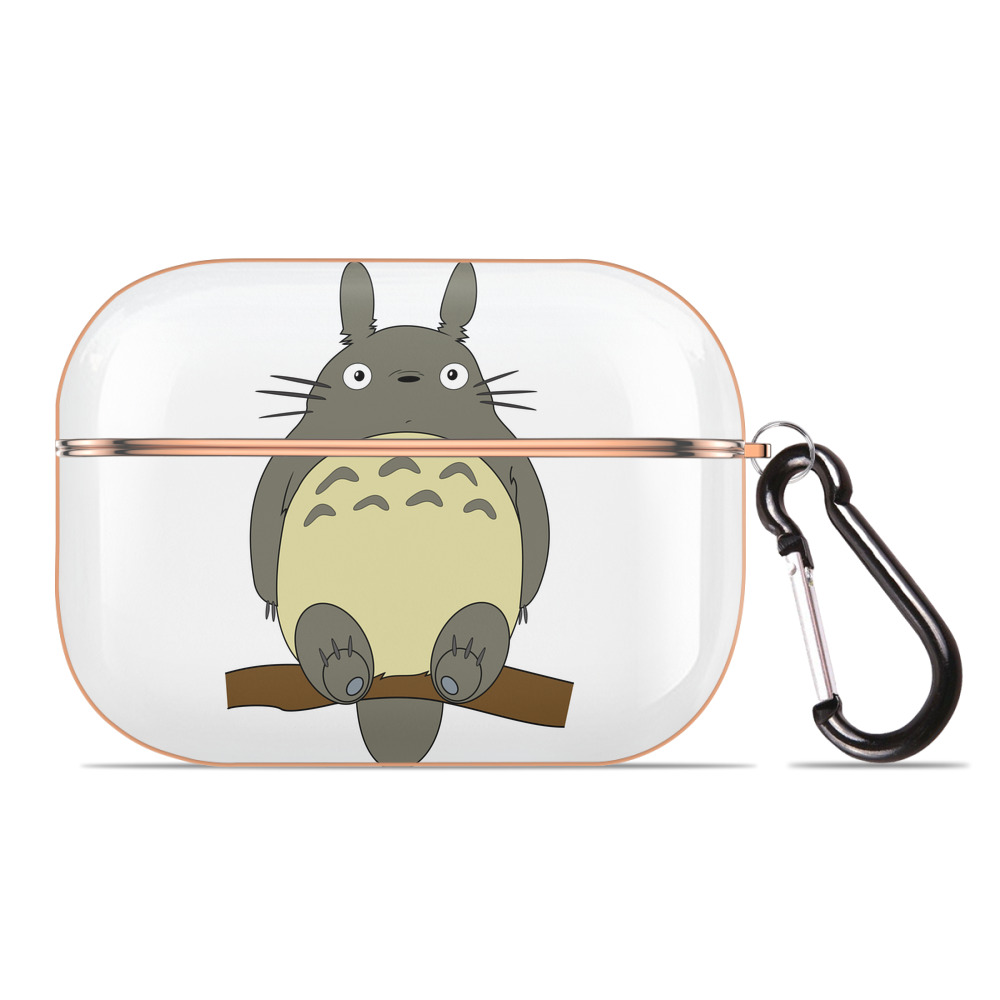 となりのトトロ 草壁メイ 草壁サツキ My Neighbor Totoro Satsuki Kusakabe Mei Kusakabe 【AirPods Pro用】ハードシェル保護ケース｜耐衝撃・防指紋・カラビナ付き商品仕様