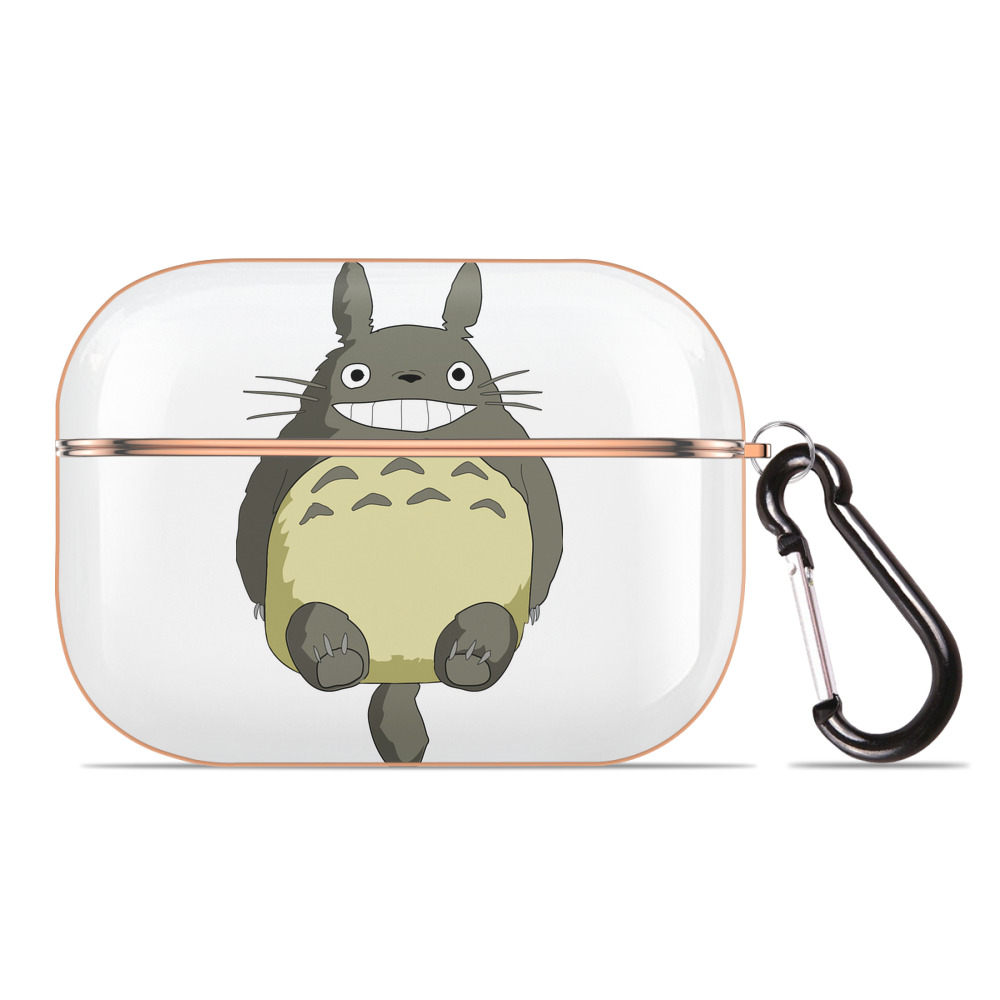 となりのトトロ 草壁メイ 草壁サツキ My Neighbor Totoro Satsuki Kusakabe Mei Kusakabe 【AirPods Pro用】ハードシェル保護ケース｜耐衝撃・防指紋・カラビナ付き商品仕様