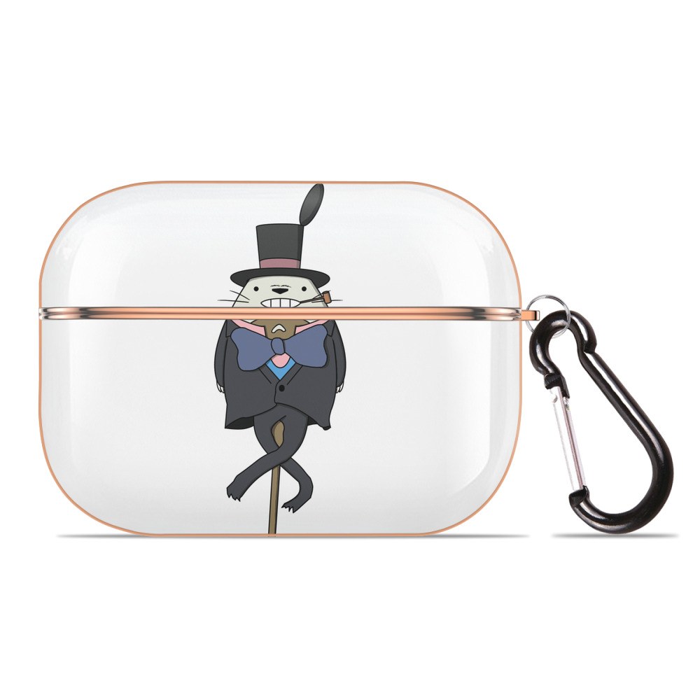 となりのトトロ 草壁メイ 草壁サツキ My Neighbor Totoro Satsuki Kusakabe Mei Kusakabe 【AirPods Pro用】ハードシェル保護ケース｜耐衝撃・防指紋・カラビナ付き商品仕様