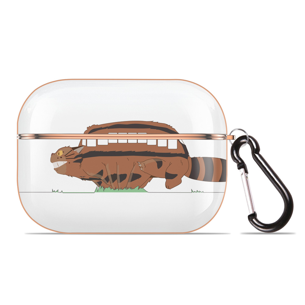 となりのトトロ 草壁メイ 草壁サツキ My Neighbor Totoro Satsuki Kusakabe Mei Kusakabe 【AirPods Pro用】ハードシェル保護ケース｜耐衝撃・防指紋・カラビナ付き商品仕様