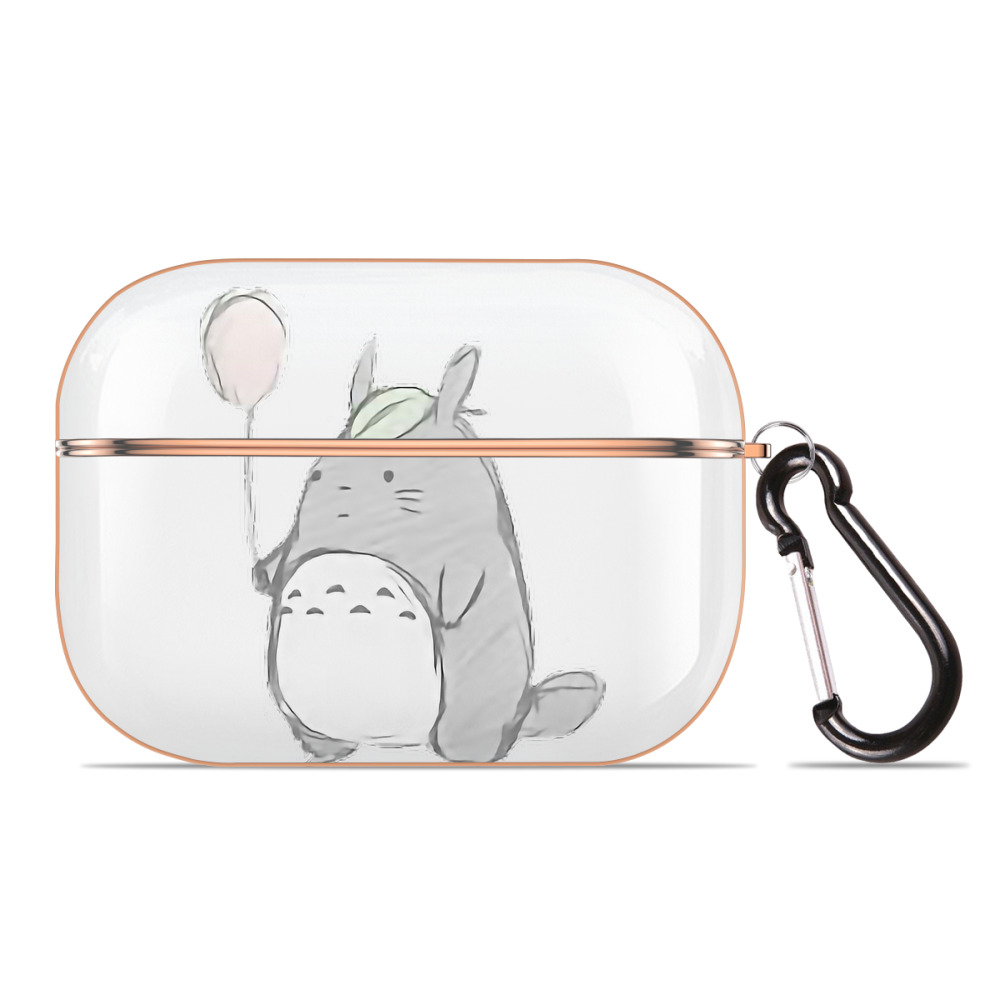 となりのトトロ 草壁メイ 草壁サツキ My Neighbor Totoro Satsuki Kusakabe Mei Kusakabe 【AirPods Pro用】ハードシェル保護ケース｜耐衝撃・防指紋・カラビナ付き商品仕様