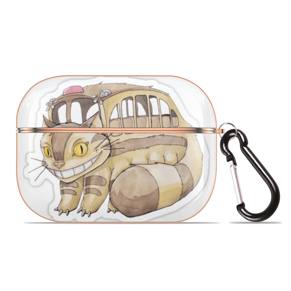 （画像用） となりのトトロ 草壁メイ 草壁サツキ My Neighbor Totoro Satsuki Kusakabe Mei Kusakabe 【AirPods Pro用】ハードシェル保護ケース｜耐衝撃・防指紋・カラビナ付き商品仕様