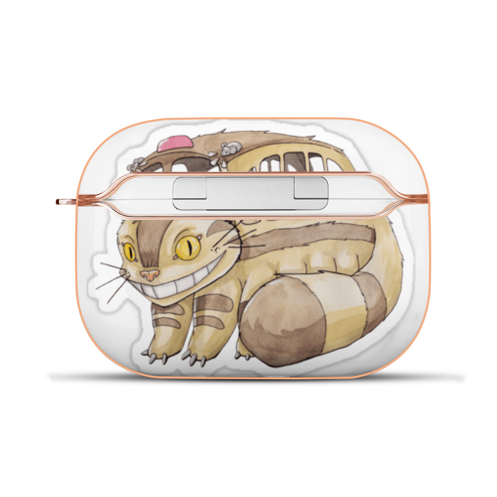 （画像用） となりのトトロ 草壁メイ 草壁サツキ My Neighbor Totoro Satsuki Kusakabe Mei Kusakabe 【AirPods Pro用】ハードシェル保護ケース｜耐衝撃・防指紋・カラビナ付き商品仕様
