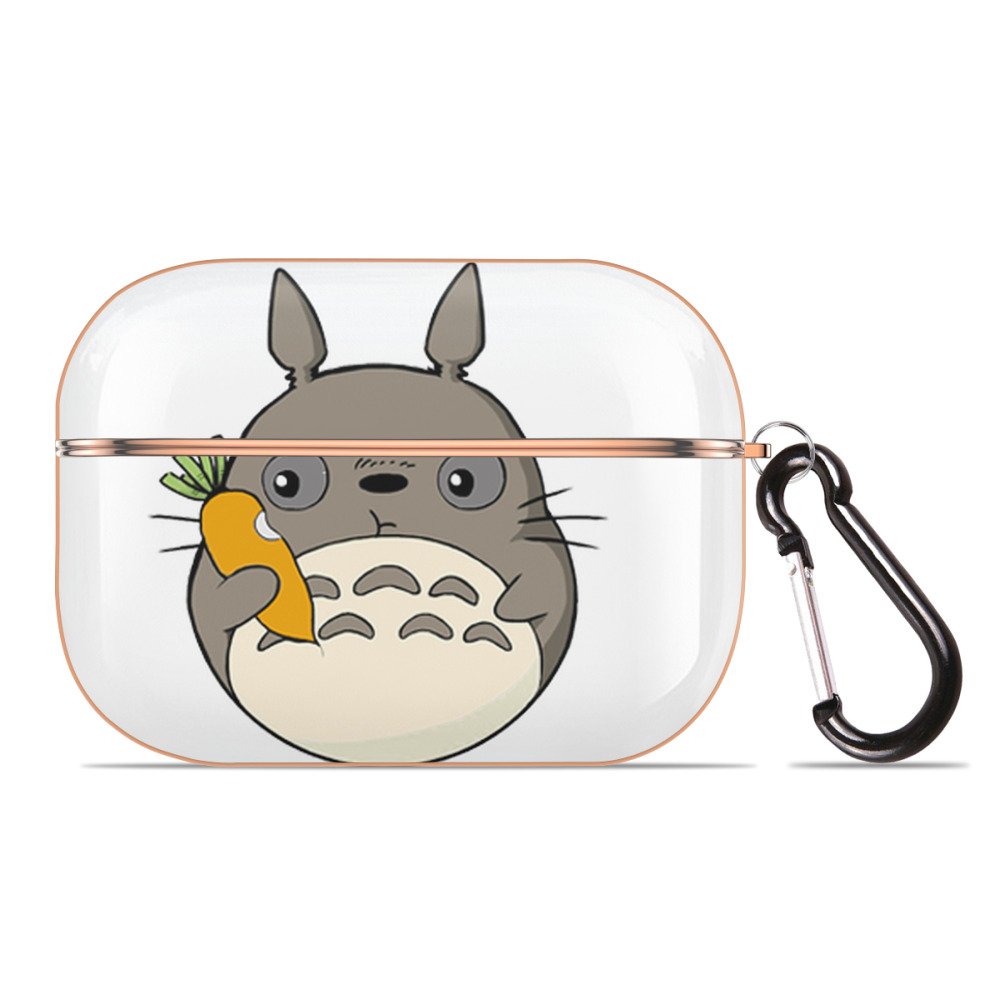となりのトトロ 草壁メイ 草壁サツキ My Neighbor Totoro Satsuki Kusakabe Mei Kusakabe 【AirPods Pro用】ハードシェル保護ケース｜耐衝撃・防指紋・カラビナ付き商品仕様