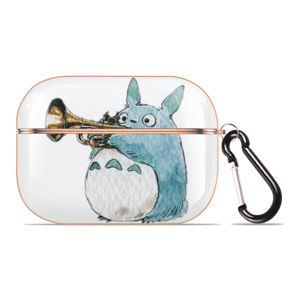 となりのトトロ 草壁メイ 草壁サツキ My Neighbor Totoro Satsuki Kusakabe Mei Kusakabe 【AirPods Pro用】ハードシェル保護ケース｜耐衝撃・防指紋・カラビナ付き商品仕様