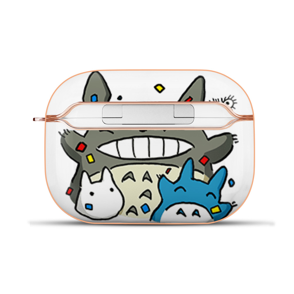 （画像用） となりのトトロ 草壁メイ 草壁サツキ My Neighbor Totoro Satsuki Kusakabe Mei Kusakabe 【AirPods Pro用】ハードシェル保護ケース｜耐衝撃・防指紋・カラビナ付き商品仕様
