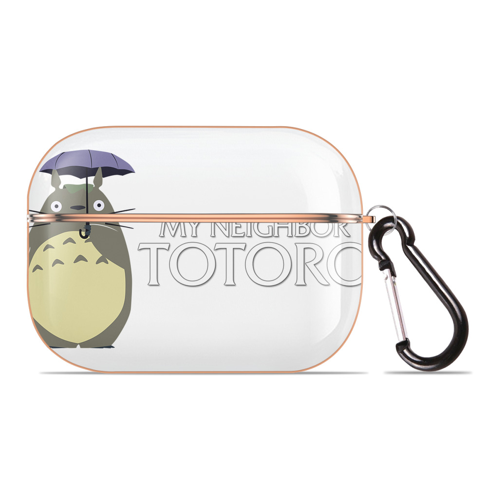 となりのトトロ 草壁メイ 草壁サツキ My Neighbor Totoro Satsuki Kusakabe Mei Kusakabe 【AirPods Pro用】ハードシェル保護ケース｜耐衝撃・防指紋・カラビナ付き商品仕様