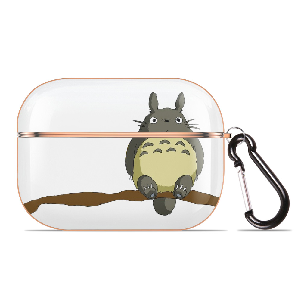 となりのトトロ 草壁メイ 草壁サツキ My Neighbor Totoro Satsuki Kusakabe Mei Kusakabe 【AirPods Pro用】ハードシェル保護ケース｜耐衝撃・防指紋・カラビナ付き商品仕様