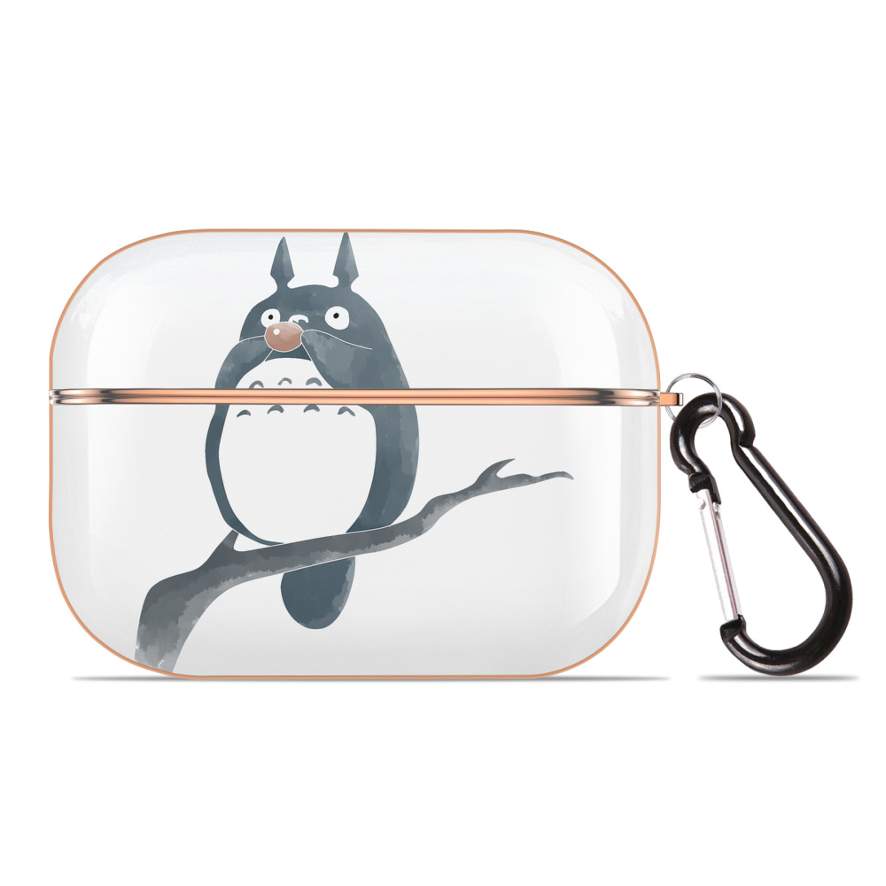 （画像用） となりのトトロ 草壁メイ 草壁サツキ My Neighbor Totoro Satsuki Kusakabe Mei Kusakabe 【AirPods Pro用】ハードシェル保護ケース｜耐衝撃・防指紋・カラビナ付き商品仕様