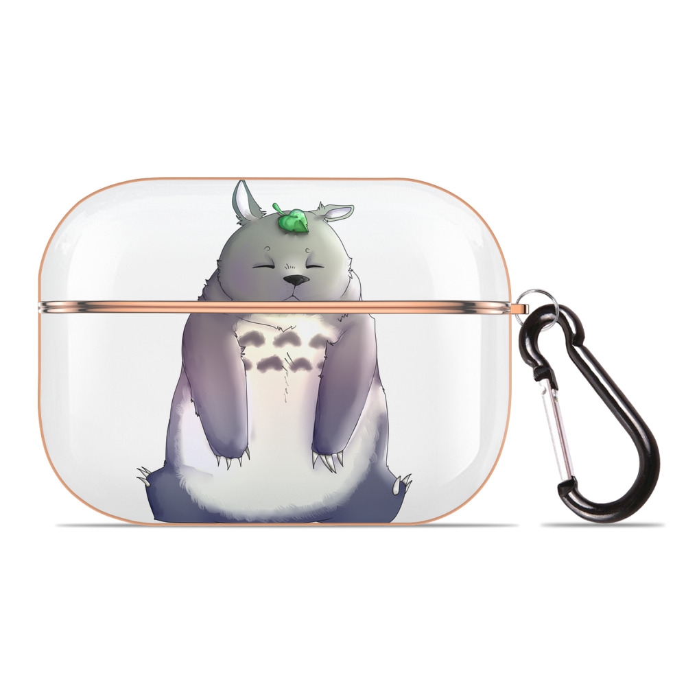 となりのトトロ 草壁メイ 草壁サツキ My Neighbor Totoro Satsuki Kusakabe Mei Kusakabe 【AirPods Pro用】ハードシェル保護ケース｜耐衝撃・防指紋・カラビナ付き商品仕様