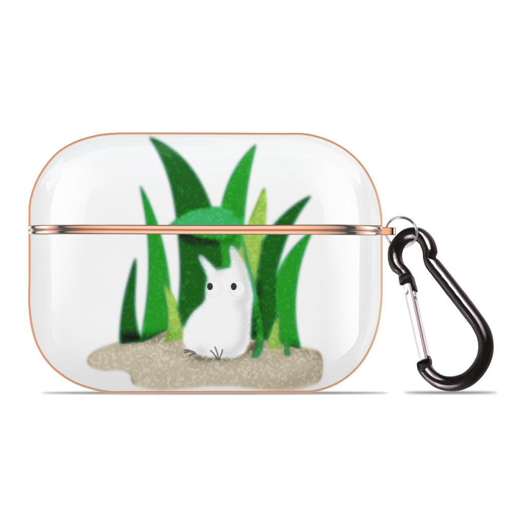 となりのトトロ 草壁メイ 草壁サツキ My Neighbor Totoro Satsuki Kusakabe Mei Kusakabe 【AirPods Pro用】ハードシェル保護ケース｜耐衝撃・防指紋・カラビナ付き商品仕様