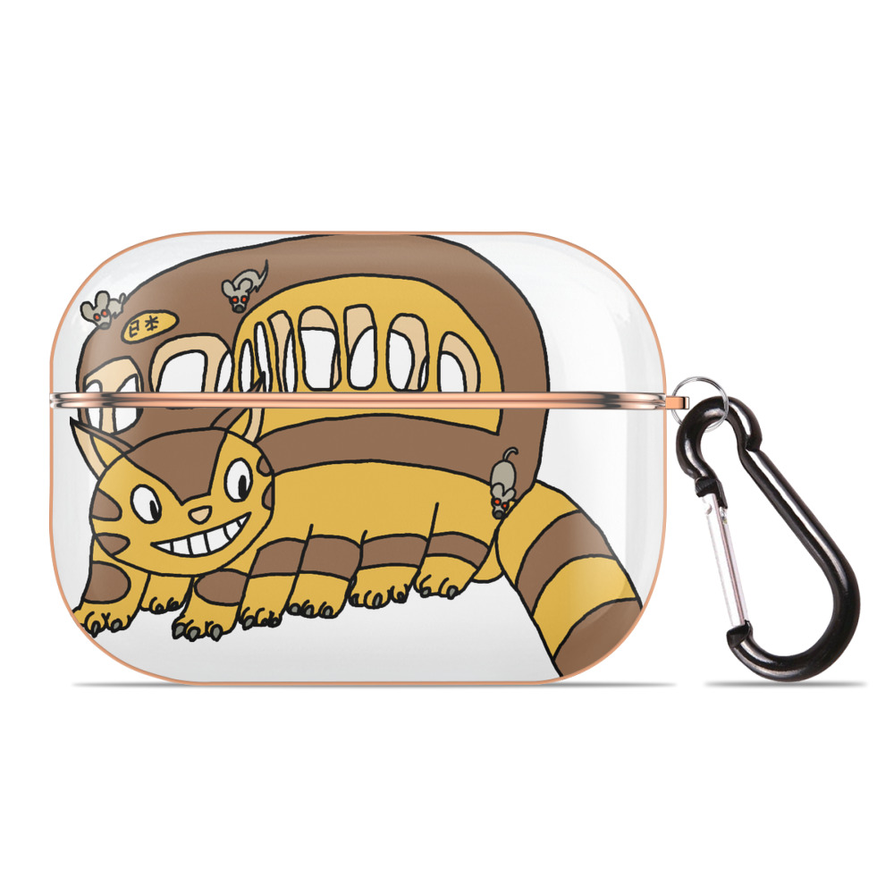 となりのトトロ 草壁メイ 草壁サツキ My Neighbor Totoro Satsuki Kusakabe Mei Kusakabe 【AirPods Pro用】ハードシェル保護ケース｜耐衝撃・防指紋・カラビナ付き商品仕様
