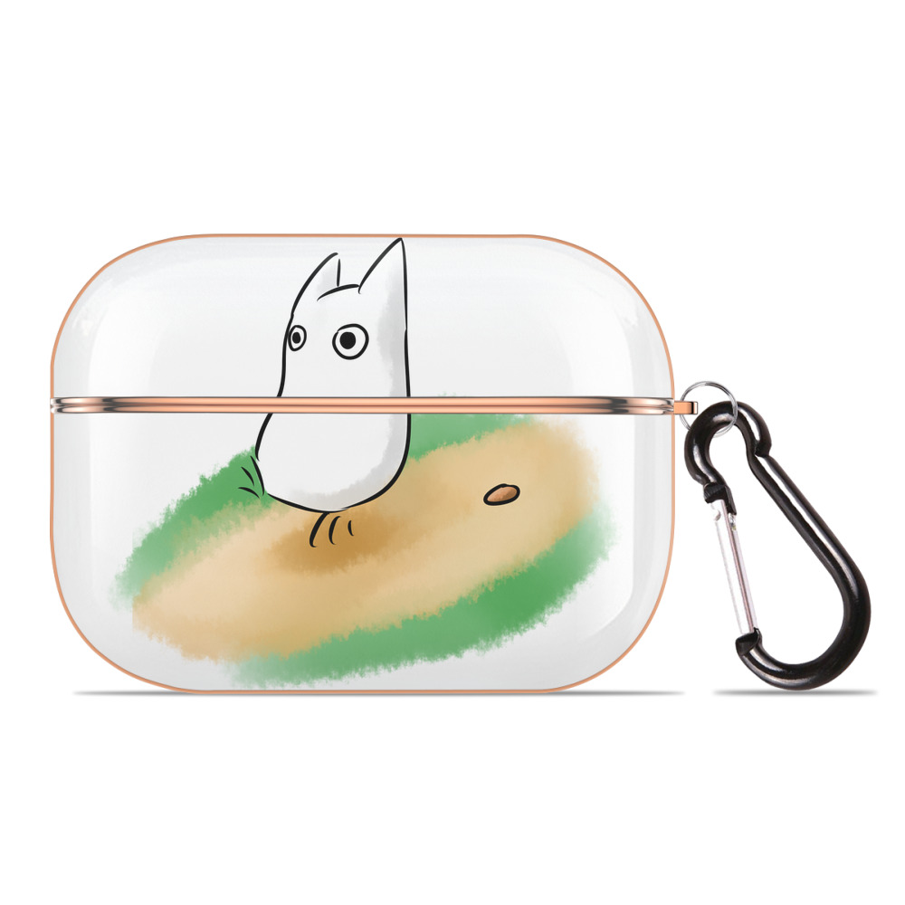 となりのトトロ 草壁メイ 草壁サツキ My Neighbor Totoro Satsuki Kusakabe Mei Kusakabe 【AirPods Pro用】ハードシェル保護ケース｜耐衝撃・防指紋・カラビナ付き商品仕様