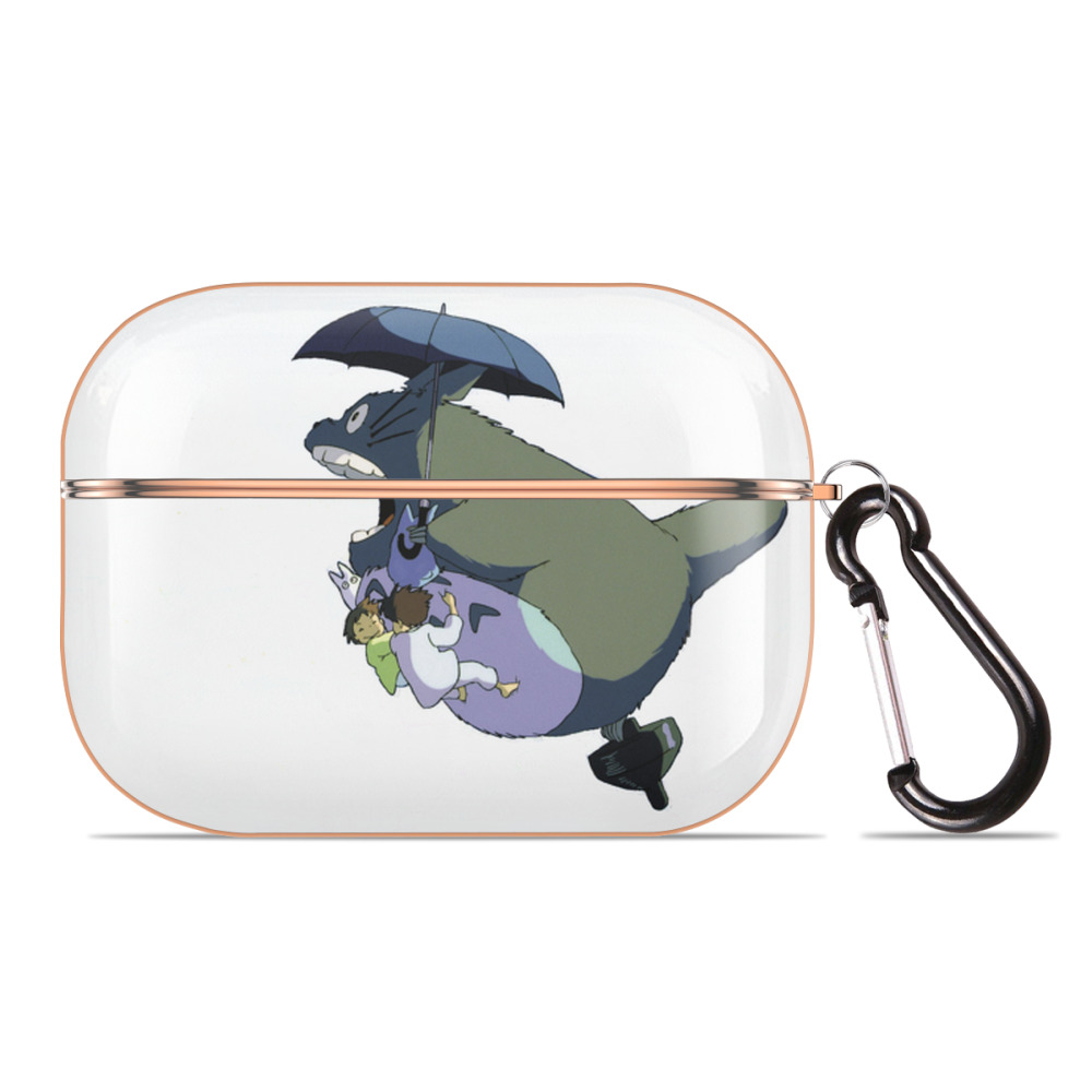 となりのトトロ 草壁メイ 草壁サツキ My Neighbor Totoro Satsuki Kusakabe Mei Kusakabe 【AirPods Pro用】ハードシェル保護ケース｜耐衝撃・防指紋・カラビナ付き商品仕様