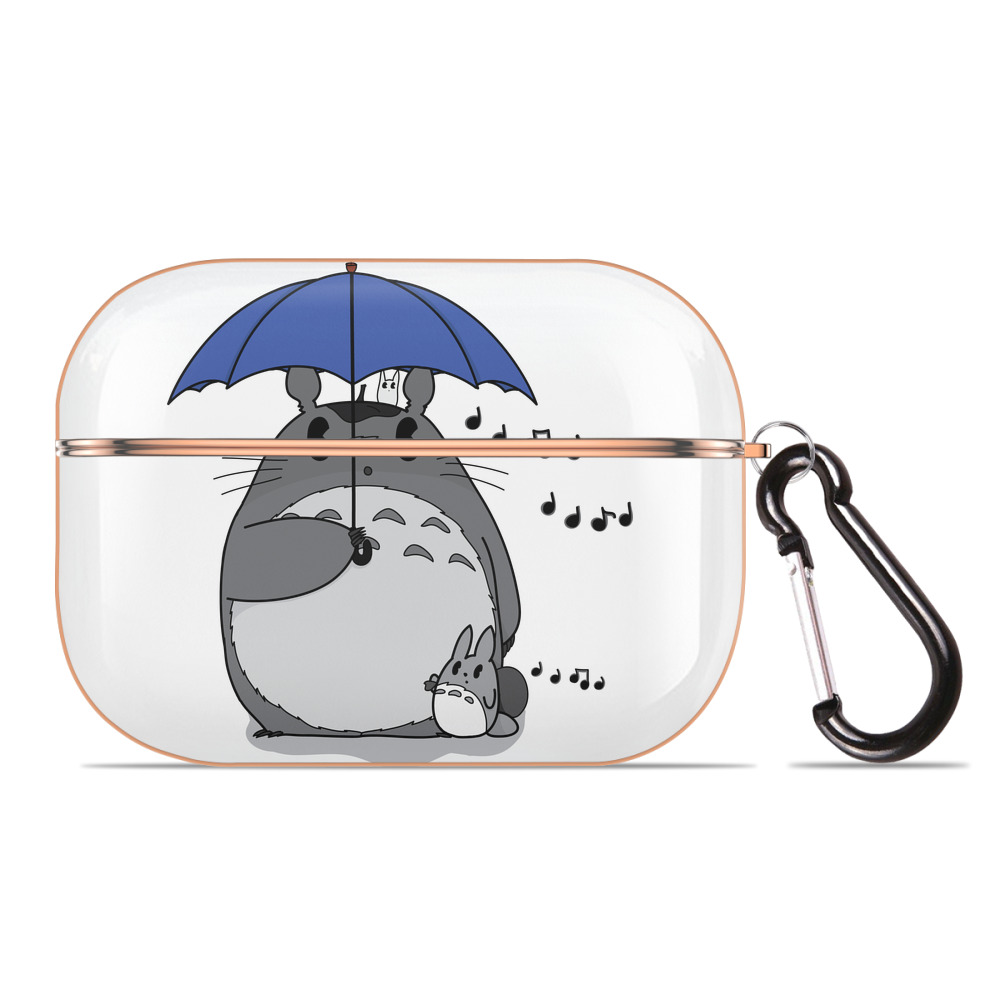 となりのトトロ 草壁メイ 草壁サツキ My Neighbor Totoro Satsuki Kusakabe Mei Kusakabe 【AirPods Pro用】ハードシェル保護ケース｜耐衝撃・防指紋・カラビナ付き商品仕様