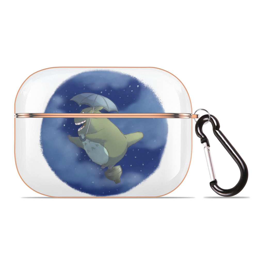 となりのトトロ 草壁メイ 草壁サツキ My Neighbor Totoro Satsuki Kusakabe Mei Kusakabe 【AirPods Pro用】ハードシェル保護ケース｜耐衝撃・防指紋・カラビナ付き商品仕様