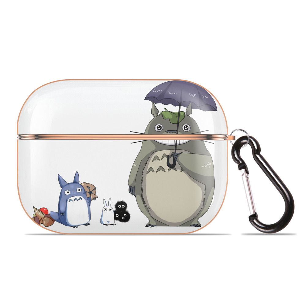 となりのトトロ 草壁メイ 草壁サツキ My Neighbor Totoro Satsuki Kusakabe Mei Kusakabe 【AirPods Pro用】ハードシェル保護ケース｜耐衝撃・防指紋・カラビナ付き商品仕様