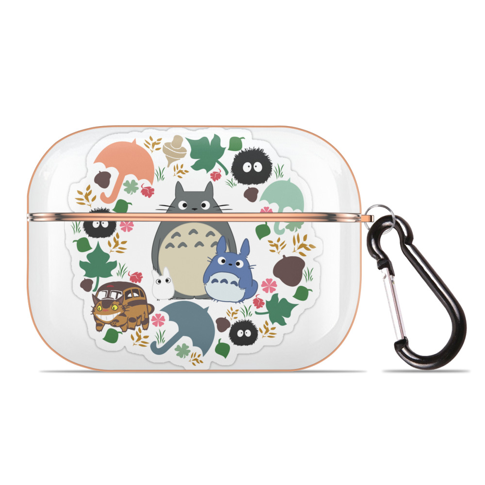 となりのトトロ 草壁メイ 草壁サツキ My Neighbor Totoro Satsuki Kusakabe Mei Kusakabe 【AirPods Pro用】ハードシェル保護ケース｜耐衝撃・防指紋・カラビナ付き商品仕様