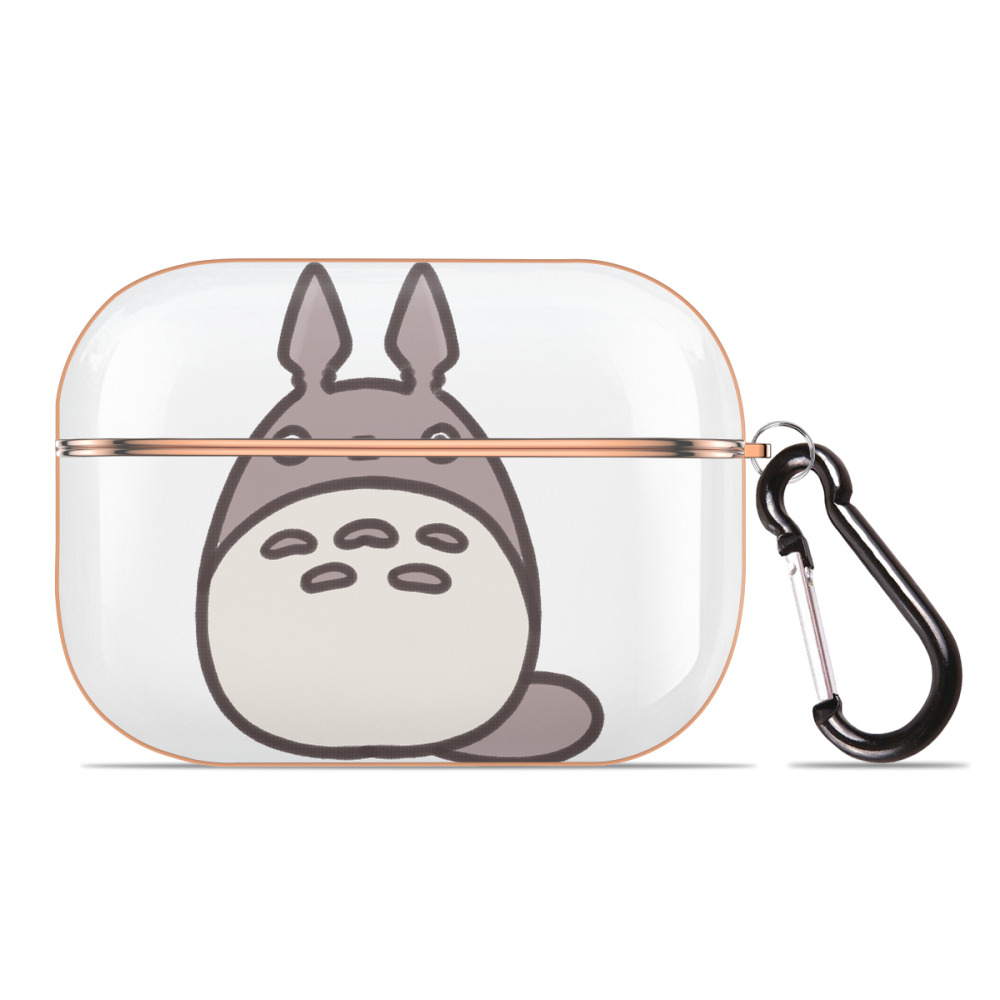 となりのトトロ 草壁メイ 草壁サツキ My Neighbor Totoro Satsuki Kusakabe Mei Kusakabe 【AirPods Pro用】ハードシェル保護ケース｜耐衝撃・防指紋・カラビナ付き商品仕様