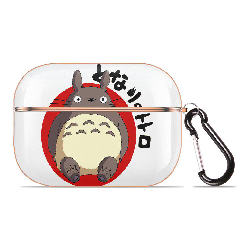 となりのトトロ 草壁メイ 草壁サツキ My Neighbor Totoro Satsuki Kusakabe Mei Kusakabe 【AirPods Pro用】ハードシェル保護ケース｜耐衝撃・防指紋・カラビナ付き商品仕様