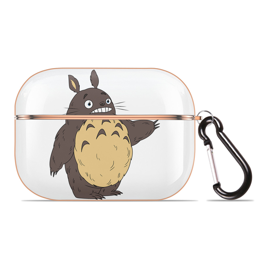 となりのトトロ 草壁メイ 草壁サツキ My Neighbor Totoro Satsuki Kusakabe Mei Kusakabe 【AirPods Pro用】ハードシェル保護ケース｜耐衝撃・防指紋・カラビナ付き商品仕様