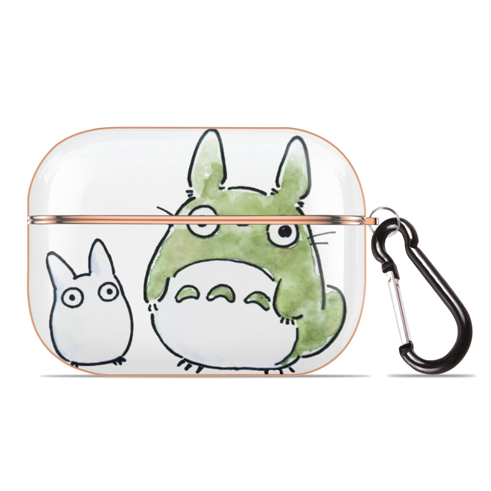 となりのトトロ 草壁メイ 草壁サツキ My Neighbor Totoro Satsuki Kusakabe Mei Kusakabe 【AirPods Pro用】ハードシェル保護ケース｜耐衝撃・防指紋・カラビナ付き商品仕様