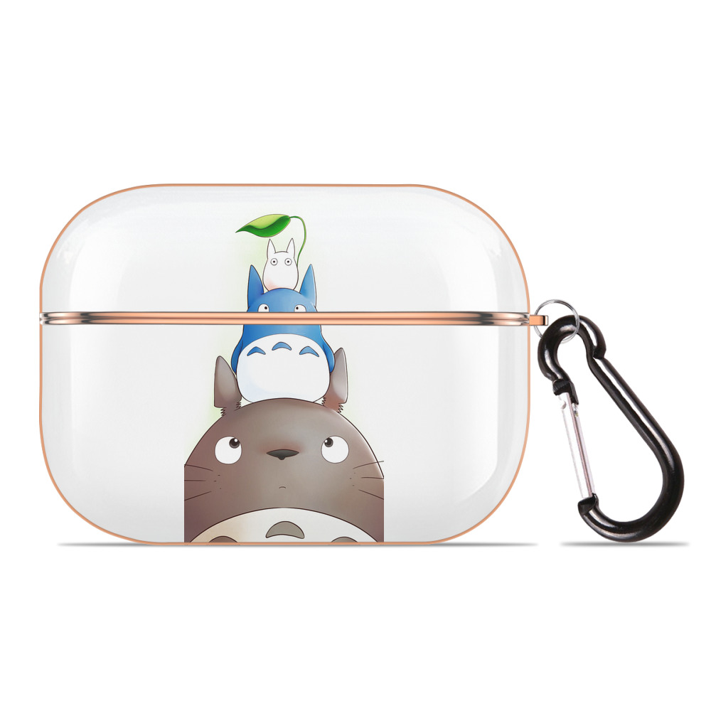 となりのトトロ 草壁メイ 草壁サツキ My Neighbor Totoro Satsuki Kusakabe Mei Kusakabe 【AirPods Pro用】ハードシェル保護ケース｜耐衝撃・防指紋・カラビナ付き商品仕様