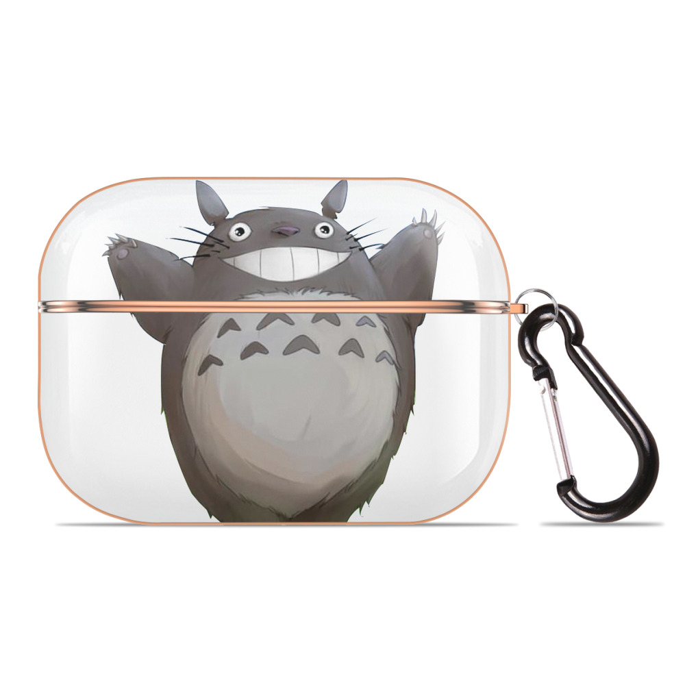 となりのトトロ 草壁メイ 草壁サツキ My Neighbor Totoro Satsuki Kusakabe Mei Kusakabe 【AirPods Pro用】ハードシェル保護ケース｜耐衝撃・防指紋・カラビナ付き商品仕様