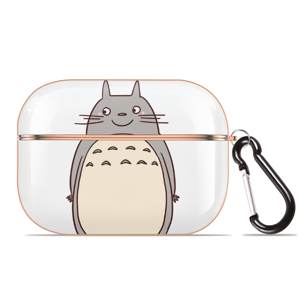 となりのトトロ 草壁メイ 草壁サツキ My Neighbor Totoro Satsuki Kusakabe Mei Kusakabe 【AirPods Pro用】ハードシェル保護ケース｜耐衝撃・防指紋・カラビナ付き商品仕様
