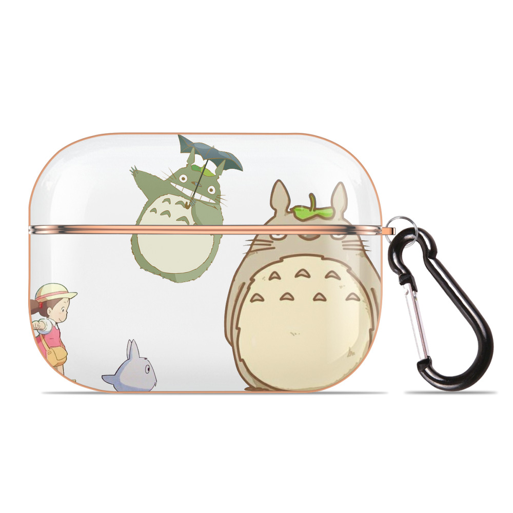 となりのトトロ 草壁メイ 草壁サツキ My Neighbor Totoro Satsuki Kusakabe Mei Kusakabe 【AirPods Pro用】ハードシェル保護ケース｜耐衝撃・防指紋・カラビナ付き商品仕様