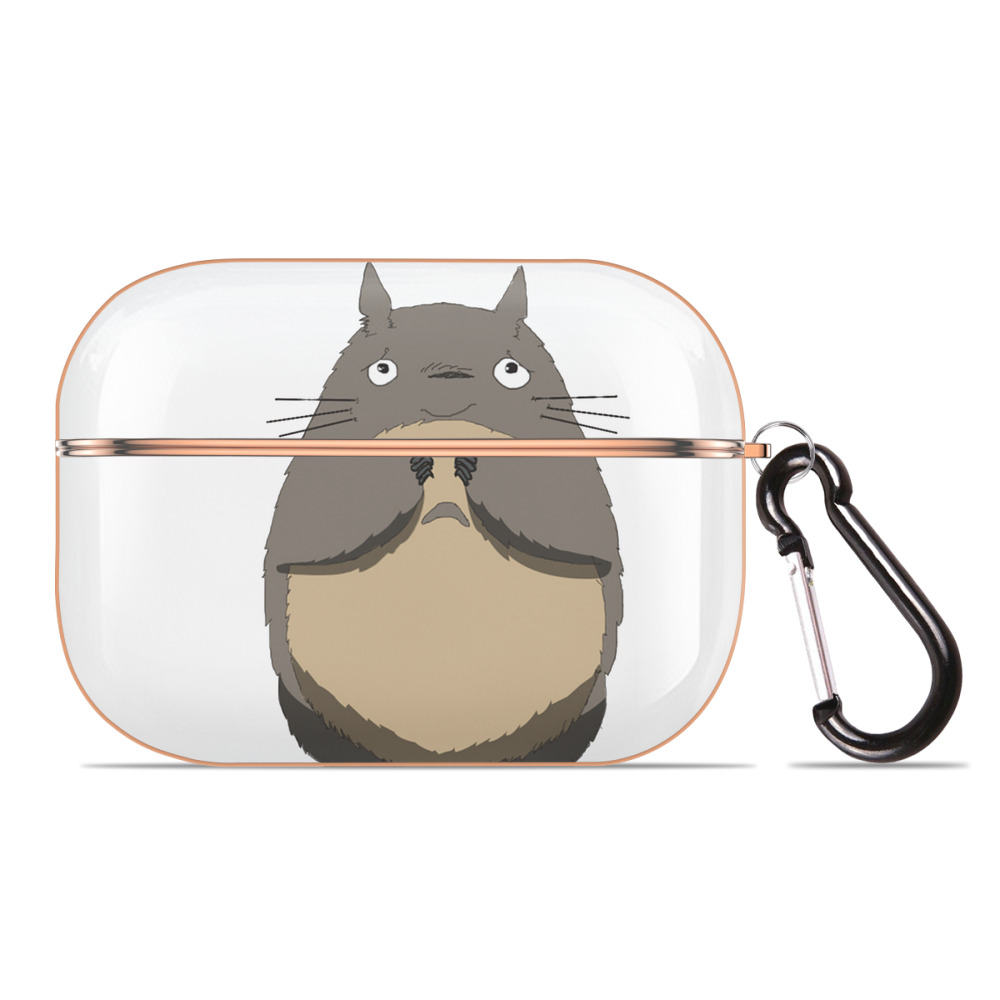 となりのトトロ 草壁メイ 草壁サツキ My Neighbor Totoro Satsuki Kusakabe Mei Kusakabe 【AirPods Pro用】ハードシェル保護ケース｜耐衝撃・防指紋・カラビナ付き商品仕様