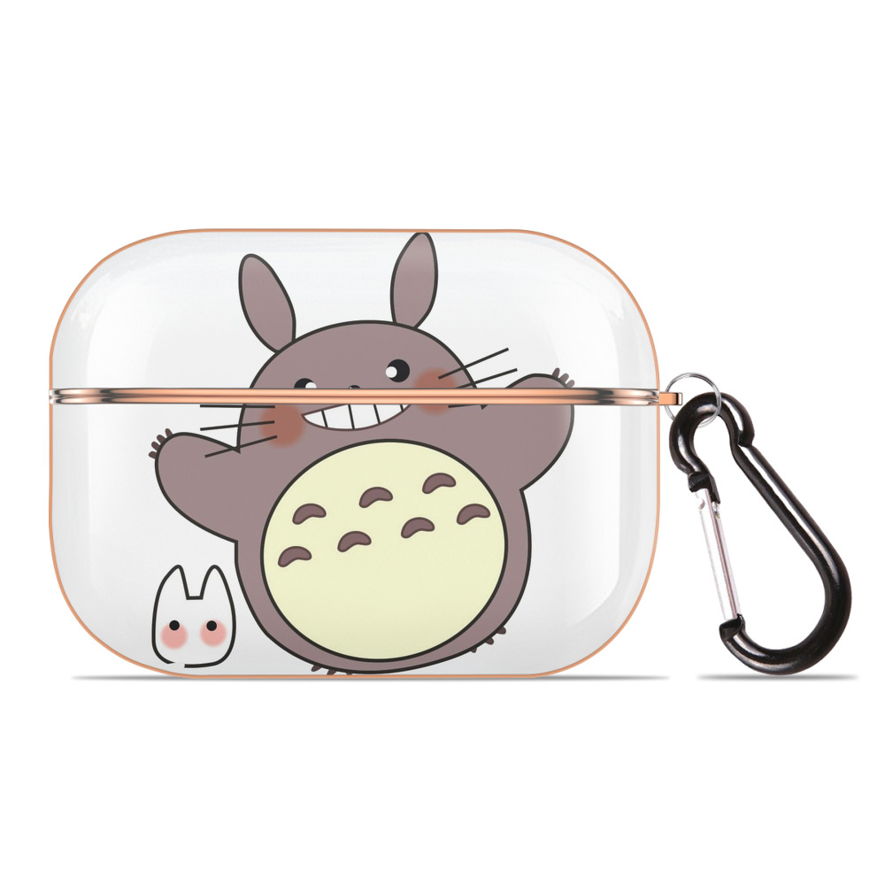 となりのトトロ 草壁メイ 草壁サツキ My Neighbor Totoro Satsuki Kusakabe Mei Kusakabe 【AirPods Pro用】ハードシェル保護ケース｜耐衝撃・防指紋・カラビナ付き商品仕様