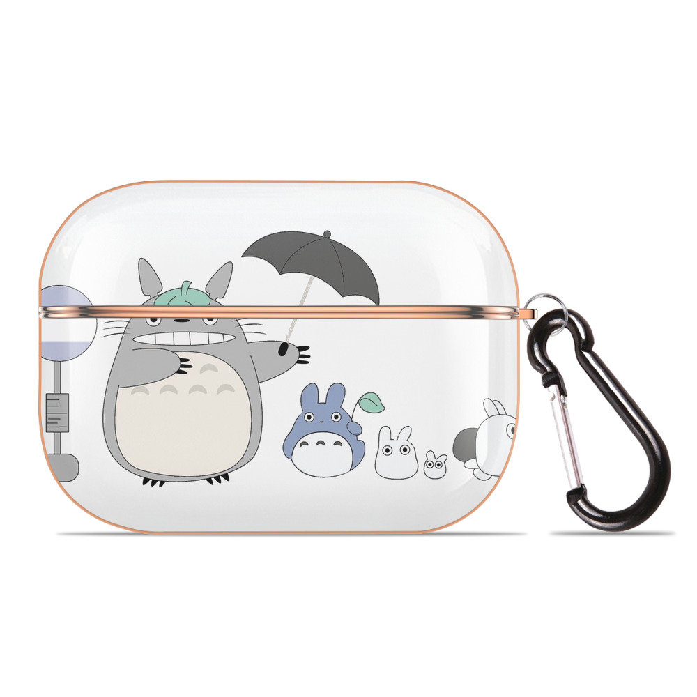 となりのトトロ 草壁メイ 草壁サツキ My Neighbor Totoro Satsuki Kusakabe Mei Kusakabe 【AirPods Pro用】ハードシェル保護ケース｜耐衝撃・防指紋・カラビナ付き商品仕様