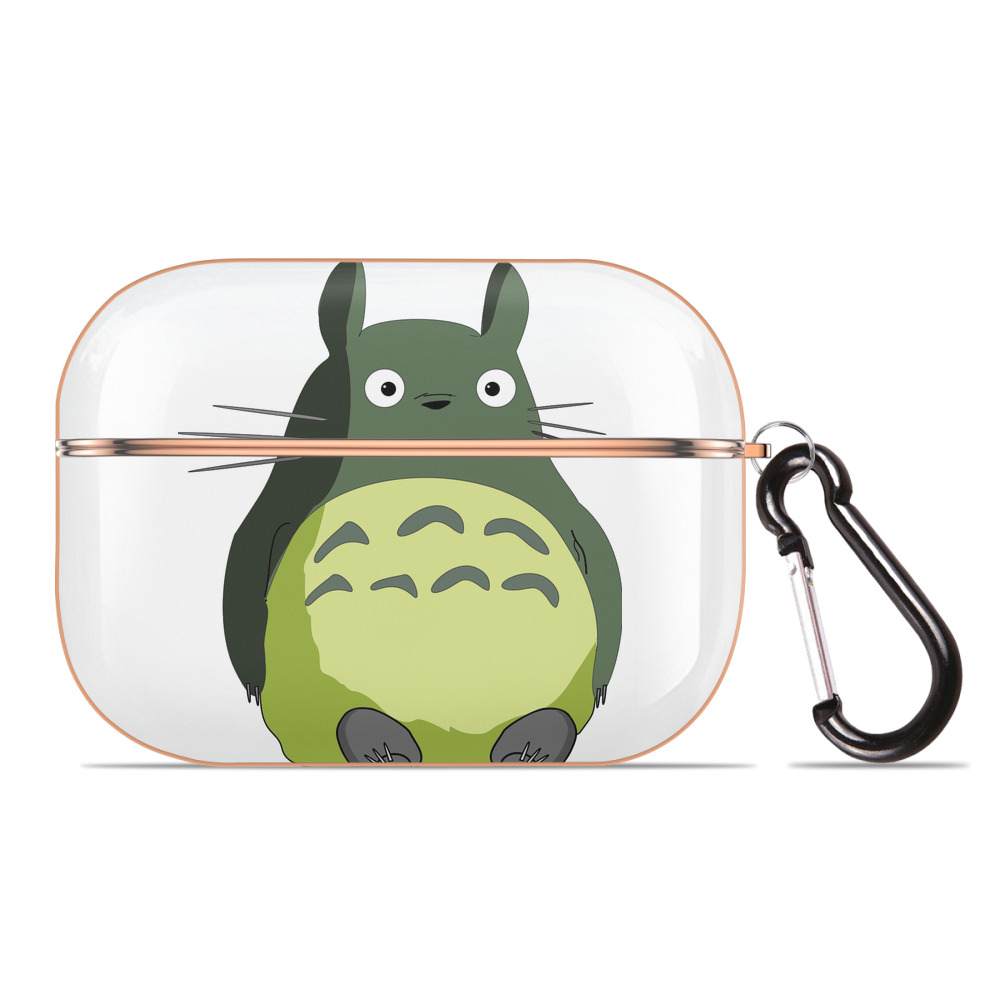 となりのトトロ 草壁メイ 草壁サツキ My Neighbor Totoro Satsuki Kusakabe Mei Kusakabe 【AirPods Pro用】ハードシェル保護ケース｜耐衝撃・防指紋・カラビナ付き商品仕様