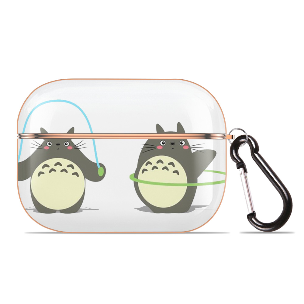 となりのトトロ 草壁メイ 草壁サツキ My Neighbor Totoro Satsuki Kusakabe Mei Kusakabe 【AirPods Pro用】ハードシェル保護ケース｜耐衝撃・防指紋・カラビナ付き商品仕様