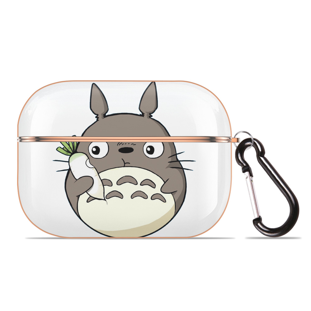 となりのトトロ 草壁メイ 草壁サツキ My Neighbor Totoro Satsuki Kusakabe Mei Kusakabe 【AirPods Pro用】ハードシェル保護ケース｜耐衝撃・防指紋・カラビナ付き商品仕様